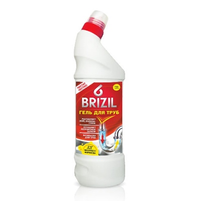 BRIZIL Гель для прочистки труб 750 гр.